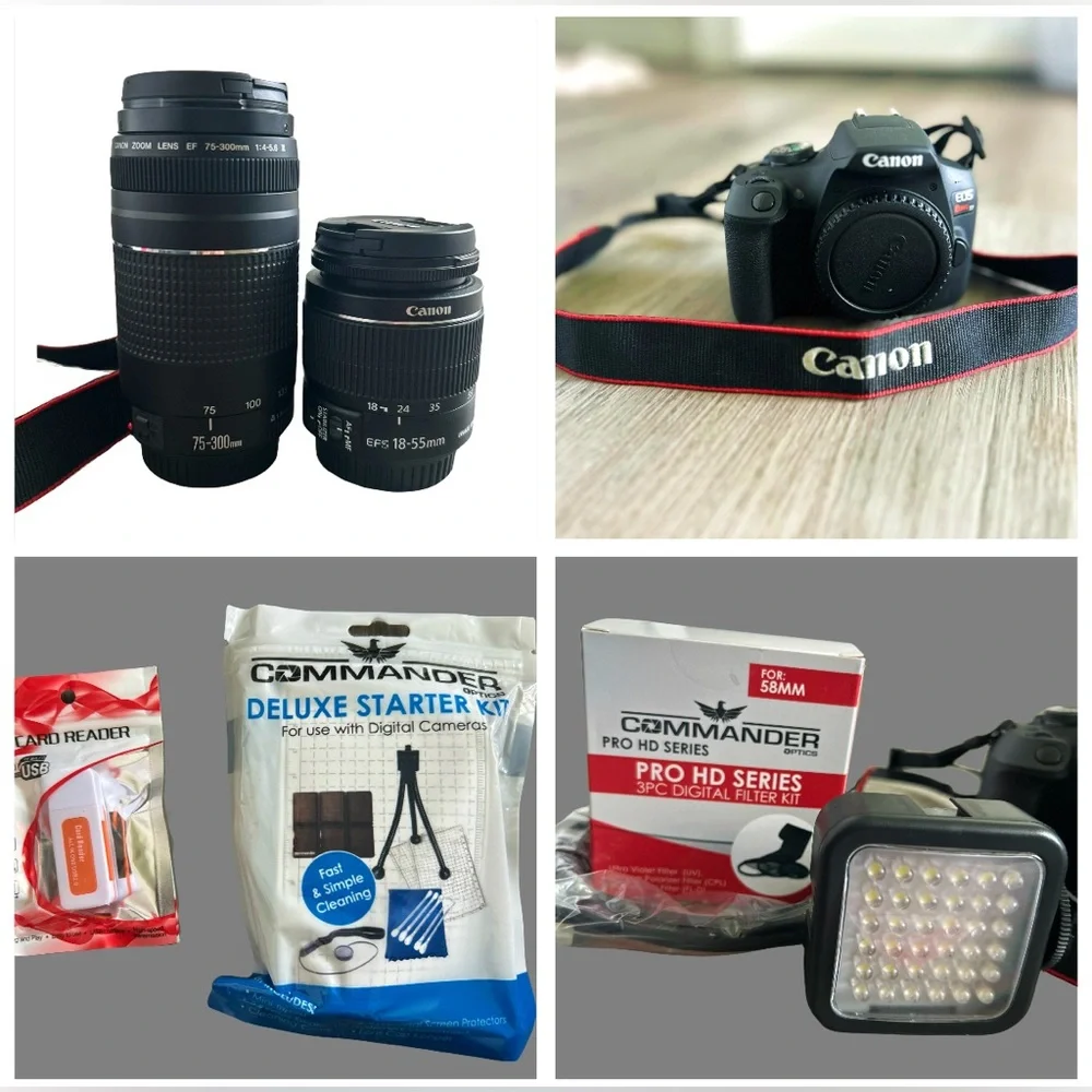 Canon Black Digital Camera with Professional Finish BRAND NEW-Still in plastic